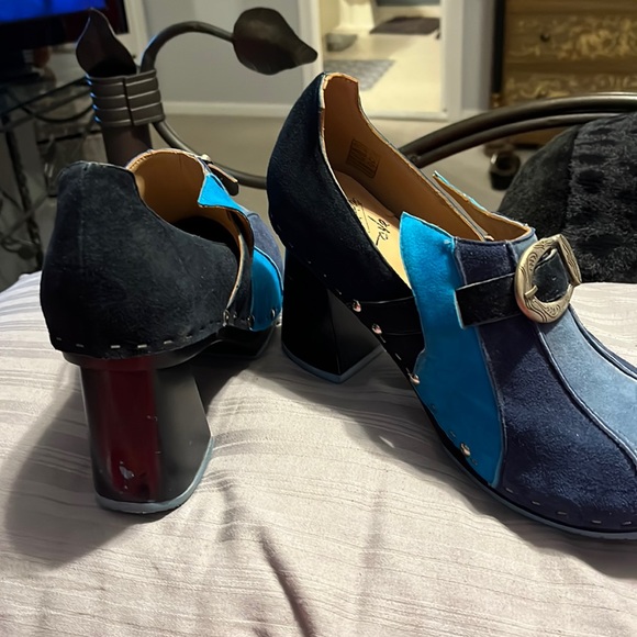 John Fluevog Shoes - Multi blue platform shoes